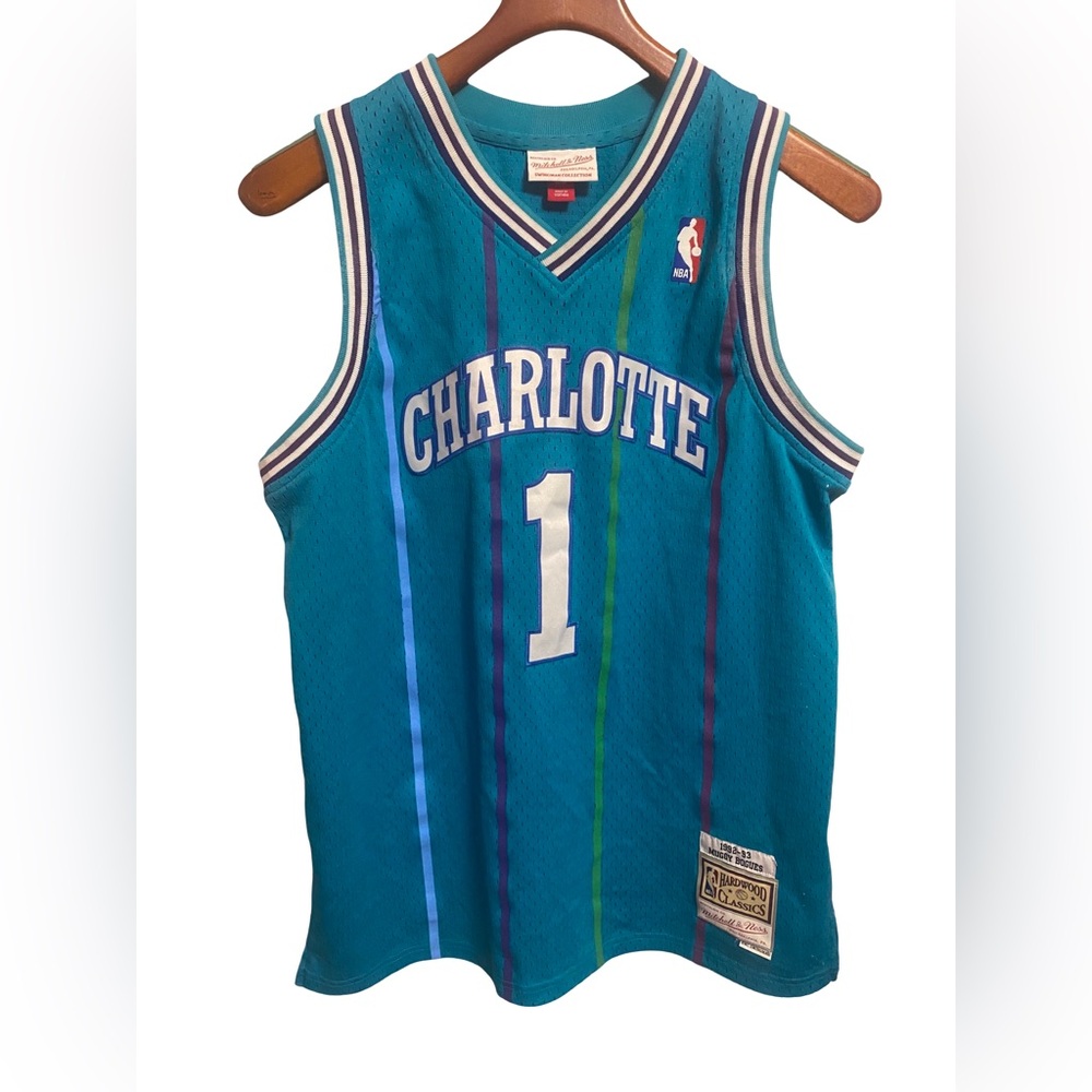 Mitchell & Ness Muggsy Bogues Charlotte Hornets 1992-93 Swingman Jersey Youth XL